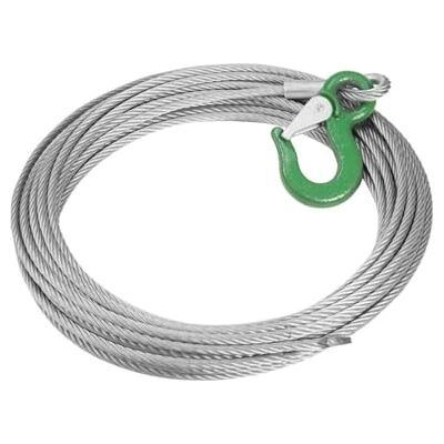 EuroLite tower steelrope 8mm w. clamp EuroLite tower steelrope 8mm w. clamp