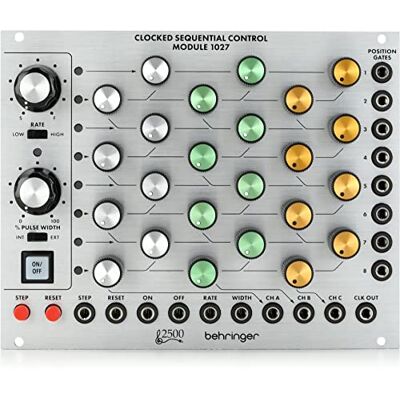 Behringer CLOCKED SEQUENTIAL CONTROL MODULE 1027 Behringer CLOCKED SEQUENTIAL CONTROL MODULE 1027