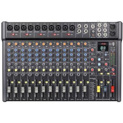 Citronic CMC-18 Mixing Console with DSP Effects, USB/BT Player, XLR & Jack Inputs Compact Professional Audio Mixer for Live Events, Recording & Studio Use Citronic CMC-18 Mixing Console with DSP Effects, USB/BT Player, XLR & Jack Inputs Compact Professional Audio Mixer for Live Events, Recording & Studio Use