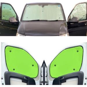 Covprotec Thermal Blinds Compatible With Toyota Alphard (Second Generation) (Years 2008-2022) (Full Set With Tailgate) With Backing Colour in Flourescent Yellow, Reversible Covprotec Thermal Blinds Compatible With Toyota Alphard (Second Generation) (Years 2008-2022) (Full Set With Tailgate) With Backing Colour in Flourescent Yellow, Reversible