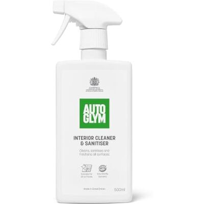 AutoGlym Interior Cleaner 500ml Multi-Surface Car Interior Cleaner for Carpets, Fabric Seats, Upholstery & Plastic Trim, Easy Spray & Wipe AutoGlym Interior Cleaner 500ml Multi-Surface Car Interior Cleaner for Carpets, Fabric Seats, Upholstery & Plastic Trim, Easy Spray & Wipe