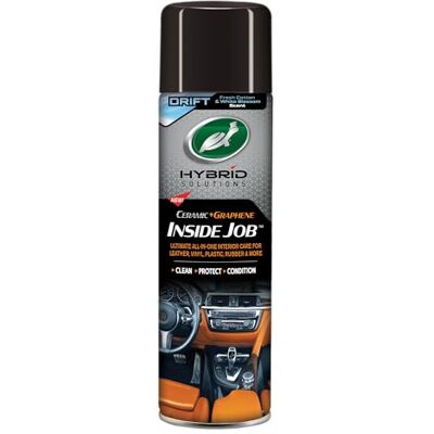 Turtle Wax Hybrid Solutions Inside Job Ceramic + Graphene Interior Cleaner 500ml DRIFT Scent – All-in-One Dashboard, Leather, Plastic & Upholstery Surface Cleaner with UV Protection Turtle Wax Hybrid Solutions Inside Job Ceramic + Graphene Interior Cleaner 500ml DRIFT Scent – All-in-One Dashboard, Leather, Plastic & Upholstery Surface Cleaner with UV Protection