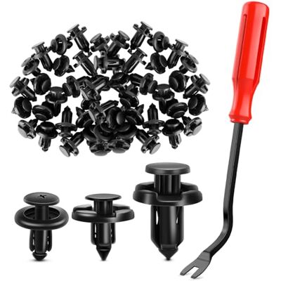 GOOACC 100PCS 7mm 8mm 10mm Compatible with Subaru Push Type Retainer Fasteners Rivets Clips OEM Upgrade for 90914-0007, 90913-0067 & 90914-0051 + Bonus Fastener Remover GOOACC 100PCS 7mm 8mm 10mm Compatible with Subaru Push Type Retainer Fasteners Rivets Clips OEM Upgrade for 90914-0007, 90913-0067 & 90914-0051 + Bonus Fastener Remover