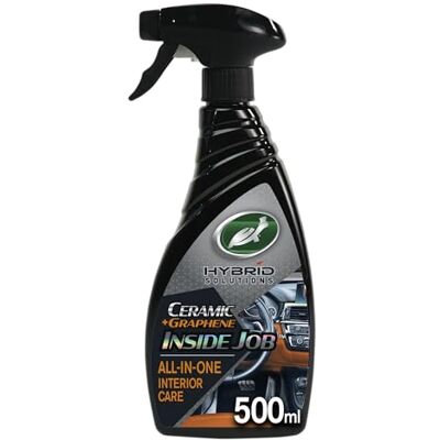 Turtle Wax Hybrid Solutions Inside Job, All Purpose Ceramic Interior Car Cleaner and Protectant, 500 ml, Cleans, Deodorises and Protects Leather Car Seats, Vinyl Rubber and Plastic, Fresh Scent Turtle Wax Hybrid Solutions Inside Job, All Purpose Ceramic Interior Car Cleaner and Protectant, 500 ml, Cleans, Deodorises and Protects Leather Car Seats, Vinyl Rubber and Plastic, Fresh Scent