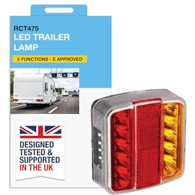 RING Five Function LED Trailer Lamp Weather Resistant & E Approved RING Five Function LED Trailer Lamp Weather Resistant & E Approved