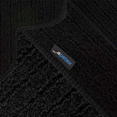 Petex Car Floor Mats Fit for Fiat Grande Panda Electric from 03/2025, Car Mat Set in Velour Jona Black, 4-Piece Petex Car Floor Mats Fit for Fiat Grande Panda Electric from 03/2025, Car Mat Set in Velour Jona Black, 4-Piece