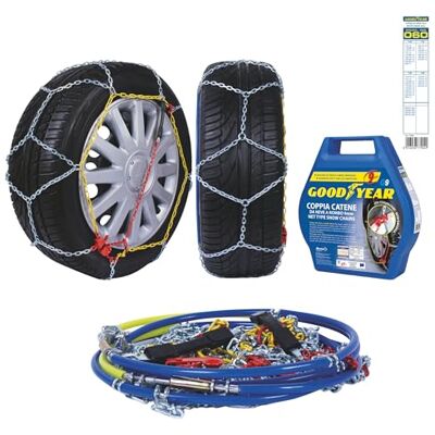 Goodyear 779 Snow Chains - Cross-shape, Easy to Install - Snow Chains Goodyear 779 Snow Chains - Cross-shape, Easy to Install - Snow Chains