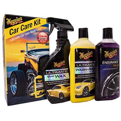 Meguiars Car Care Kit - Tire, Wax, Shampoo Meguiars Car Care Kit - Tire, Wax, Shampoo