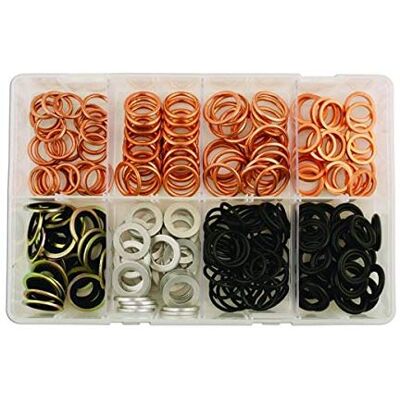 Connect 31890 Assorted Sump Plug Washers 2000 Onwards Box 240pc Connect 31890 Assorted Sump Plug Washers 2000 Onwards Box 240pc