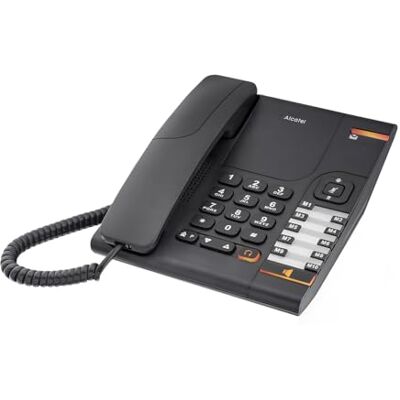 Alcatel Temporis 380 PRO Corded Professional Two Piece Phone Handsfree Illuminated Indicator Adjustable Volume Callback & Mute Wall Mount 10 Direct Memories Black Alcatel Temporis 380 PRO Corded Professional Two Piece Phone Handsfree Illuminated Indicator Adjustable Volume Callback & Mute Wall Mount 10 Direct Memories Black