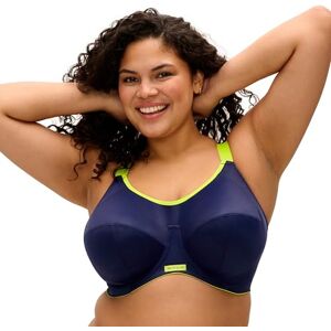 Elomi womens Full Coverage Sport Sports Bra, blue, 32J Elomi womens Full Coverage Sport Sports Bra, blue, 32J