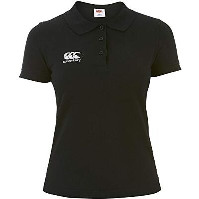 Canterbury Waimak Polo - Black Woman 2XS Canterbury Waimak Polo - Black Woman 2XS