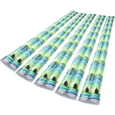 VEVOR Pool Cover Water Bags, 5 Packs 8 Ft, Double Chamber Pool Cover Water Tubes with Reflective Strips, 0.3mm Thick PVC Bags Weights with Leakproof Screw Cap, for Winter Inground Swimming-Pool Covers VEVOR Pool Cover Water Bags, 5 Packs 8 Ft, Double Chamber Pool Cover Water Tubes with Reflective Strips, 0.3mm Thick PVC Bags Weights with Leakproof Screw Cap, for Winter Inground Swimming-Pool Covers