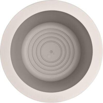 elho Pure Cilinder Wheels 40 Large Plant Pot for Indoor & Outdoor Recycled Plastic Ø 39.5 x H 40 cm White/Linen White elho Pure Cilinder Wheels 40 Large Plant Pot for Indoor & Outdoor Recycled Plastic Ø 39.5 x H 40 cm White/Linen White