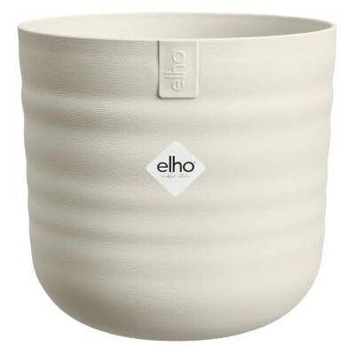 elho dune round 30cm flower pot Linen White Ø 29.7 x H 27.1 cm 100% Recycled Plastic elho dune round 30cm flower pot Linen White Ø 29.7 x H 27.1 cm 100% Recycled Plastic