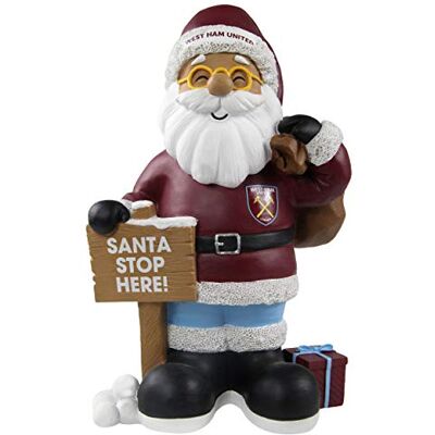 FOCO Forever Collectibles UK WEST HAM FC 10 INCH RESIN HIGH END SANTA WH FOCO Forever Collectibles UK WEST HAM FC 10 INCH RESIN HIGH END SANTA WH