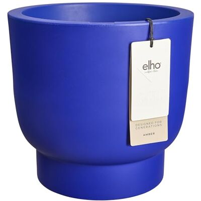 elho amber grail 30cm flower pot Royal Blue Ø 29.5 x H 28.3 cm Suitable for Indoor & Outdoor Use 100% Recycled Plastic elho amber grail 30cm flower pot Royal Blue Ø 29.5 x H 28.3 cm Suitable for Indoor & Outdoor Use 100% Recycled Plastic