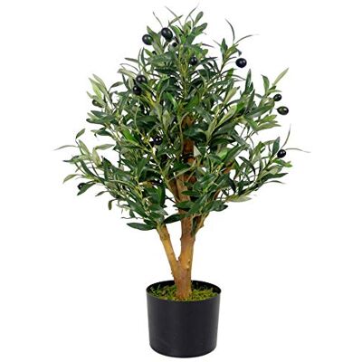 Leaf 65cm Luxury Artificial Olive Tree Bush - Premium Range green - Artificial Olive Tree Leaf 65cm Luxury Artificial Olive Tree Bush - Premium Range green - Artificial Olive Tree