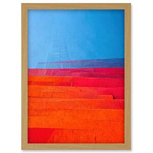Artery8 - Abstract Minimalist Steps - Multicolor - Wall Art Artery8 - Abstract Minimalist Steps - Multicolor - Wall Art