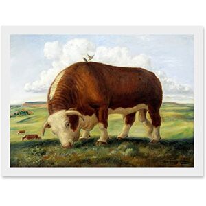Artery8 - Curry Ajax Hereford Bull Cow Birds Landscape - A4 Artery8 - Curry Ajax Hereford Bull Cow Birds Landscape - A4