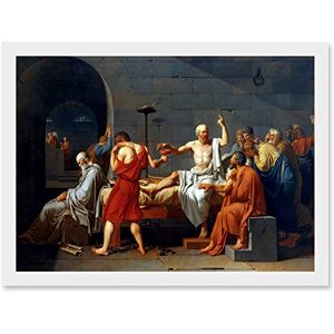 Artery8 Painting Historic Study Greece David Death Socrates A4 Artwork Framed Wall Art Print Artery8 Painting Historic Study Greece David Death Socrates A4 Artwork Framed Wall Art Print