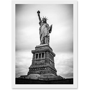 Artery8 - Statue Liberty NYC Framed - A4 - Wall Art Print Artery8 - Statue Liberty NYC Framed - A4 - Wall Art Print