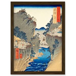 Artery8 - Ferry Utagawa Hiroshige - Woodblock - Framed - Wall Art Artery8 - Ferry Utagawa Hiroshige - Woodblock - Framed - Wall Art