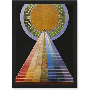 Artery8 - Hilma Af Klint 1907 Altarpiece No1 Group - A4 - Black - Wall Art Print Artery8 - Hilma Af Klint 1907 Altarpiece No1 Group - A4 - Black - Wall Art Print