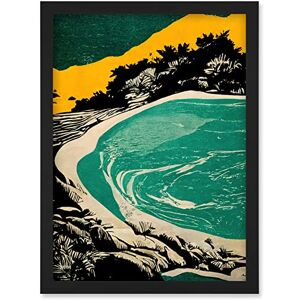 Artery8 - Beach Lagoon Abstract Marbled Seascape Artery8 - Beach Lagoon Abstract Marbled Seascape
