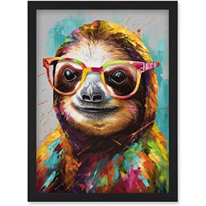 Artery8 - Sloth with Glasses - Black Artery8 - Sloth with Glasses - Black