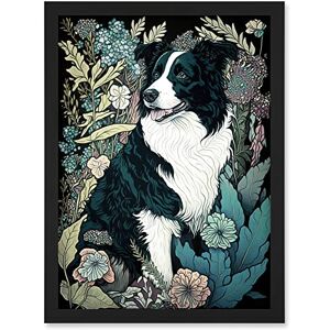 Artery8 - Border Collie - A4 - Wall Art Artery8 - Border Collie - A4 - Wall Art