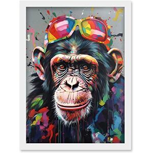 Artery8 - Chimpanzee With Rainbow Sunglasses Artery8 - Chimpanzee With Rainbow Sunglasses