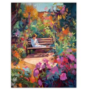 Artery8 My Time By Anna Lane Floral Garden Relaxation Flowers Extra Large XL Wall Art Poster Print Artery8 My Time By Anna Lane Floral Garden Relaxation Flowers Extra Large XL Wall Art Poster Print