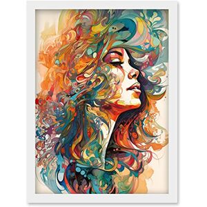 Artery8 Iris Goddess of Rainbows - Multicoloured - A4 - Framed Wall Art Print Artery8 Iris Goddess of Rainbows - Multicoloured - A4 - Framed Wall Art Print