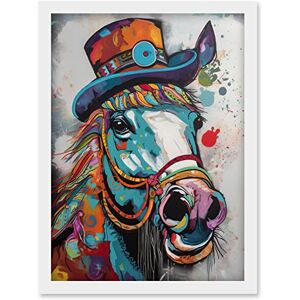 Artery8 - Horse Hippie - Framed Wall Art Print Artery8 - Horse Hippie - Framed Wall Art Print