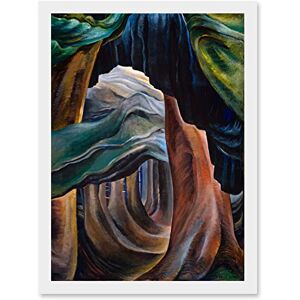 Artery8 - Emily Carr Forest BC - A4 - Framed - Wall Art Artery8 - Emily Carr Forest BC - A4 - Framed - Wall Art