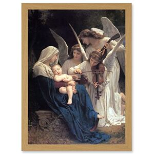 Artery8 - Song Of Angels A4 - Light Oak - Framed Wall Art Print Artery8 - Song Of Angels A4 - Light Oak - Framed Wall Art Print