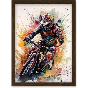 Artery8 - Mountain Biker Action Shot - Brown Artery8 - Mountain Biker Action Shot - Brown