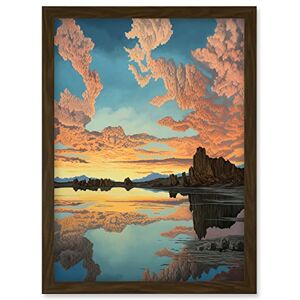 Artery8 - Atmospheric Cloud Reflections - A4 - Wall Art Artery8 - Atmospheric Cloud Reflections - A4 - Wall Art