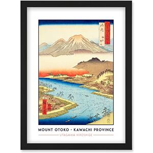 Artery8 - Mount Otoko - A4 - Framed - Wall Art Print Artery8 - Mount Otoko - A4 - Framed - Wall Art Print