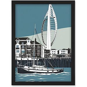 Artery8 - Portsmouth Dockyard - Black - Framed Wall Art Artery8 - Portsmouth Dockyard - Black - Framed Wall Art