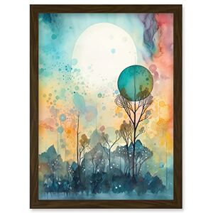 Artery8 - Winter Forest - A4 - Brown - Wall Art Print Artery8 - Winter Forest - A4 - Brown - Wall Art Print