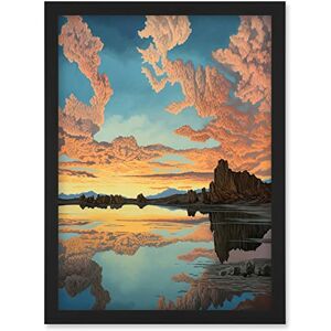 Artery8 - Atmospheric Cloud Reflections Mono Lake - Art Artery8 - Atmospheric Cloud Reflections Mono Lake - Art