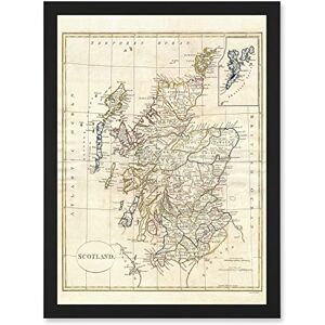 Artery8 - 1799 Clement Cruttwell Map Scotland - Wall Art Print Artery8 - 1799 Clement Cruttwell Map Scotland - Wall Art Print