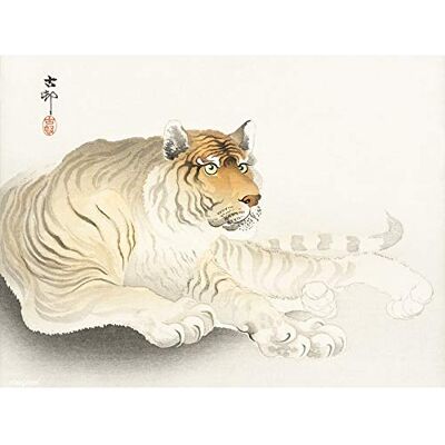 Fine Art Prints Tiger Watercolour Ohara Koson Art Print Canvas Premium Wall Decor Poster Fine Art Prints Tiger Watercolour Ohara Koson Art Print Canvas Premium Wall Decor Poster