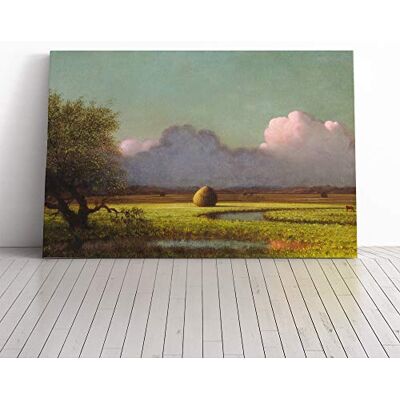 Big Box Art Martin Johnson Heade Sunlight and Shadow, Newbury Marshes Canvas Print Gallery Wrapped 30mm Frame Wall Art 24x16 inches Ready to Hang Contemporary Picture Living Room Bedroom Lounge Office Big Box Art Martin Johnson Heade Sunlight and Shadow, Newbury Marshes Canvas Print Gallery Wrapped 30mm Frame Wall Art 24x16 inches Ready to Hang Contemporary Picture Living Room Bedroom Lounge Office