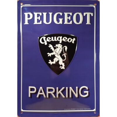 Les Collections Rétro Peugeot Parking Metal Sign 30 x 20 cm Embossed Design Les Collections Rétro Peugeot Parking Metal Sign 30 x 20 cm Embossed Design