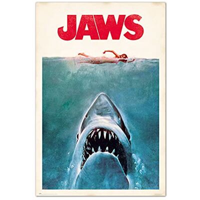 Grupo Erik Poster Jaws 36 x 24 inches / 91.5 x 61 cm Shipped Rolled Up Cool Posters, Art Poster, Wall Posters & Prints Grupo Erik Poster Jaws 36 x 24 inches / 91.5 x 61 cm Shipped Rolled Up Cool Posters, Art Poster, Wall Posters & Prints