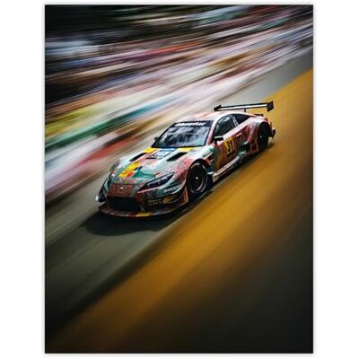 Artery8 Motorsport Sports Car Racing Motion Blur Speed Artwork Extra Large XL Wall Art Poster Print Artery8 Motorsport Sports Car Racing Motion Blur Speed Artwork Extra Large XL Wall Art Poster Print