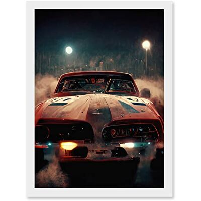 Artery8 - Classic Sports Car Muscle - Wall Art Print Artery8 - Classic Sports Car Muscle - Wall Art Print